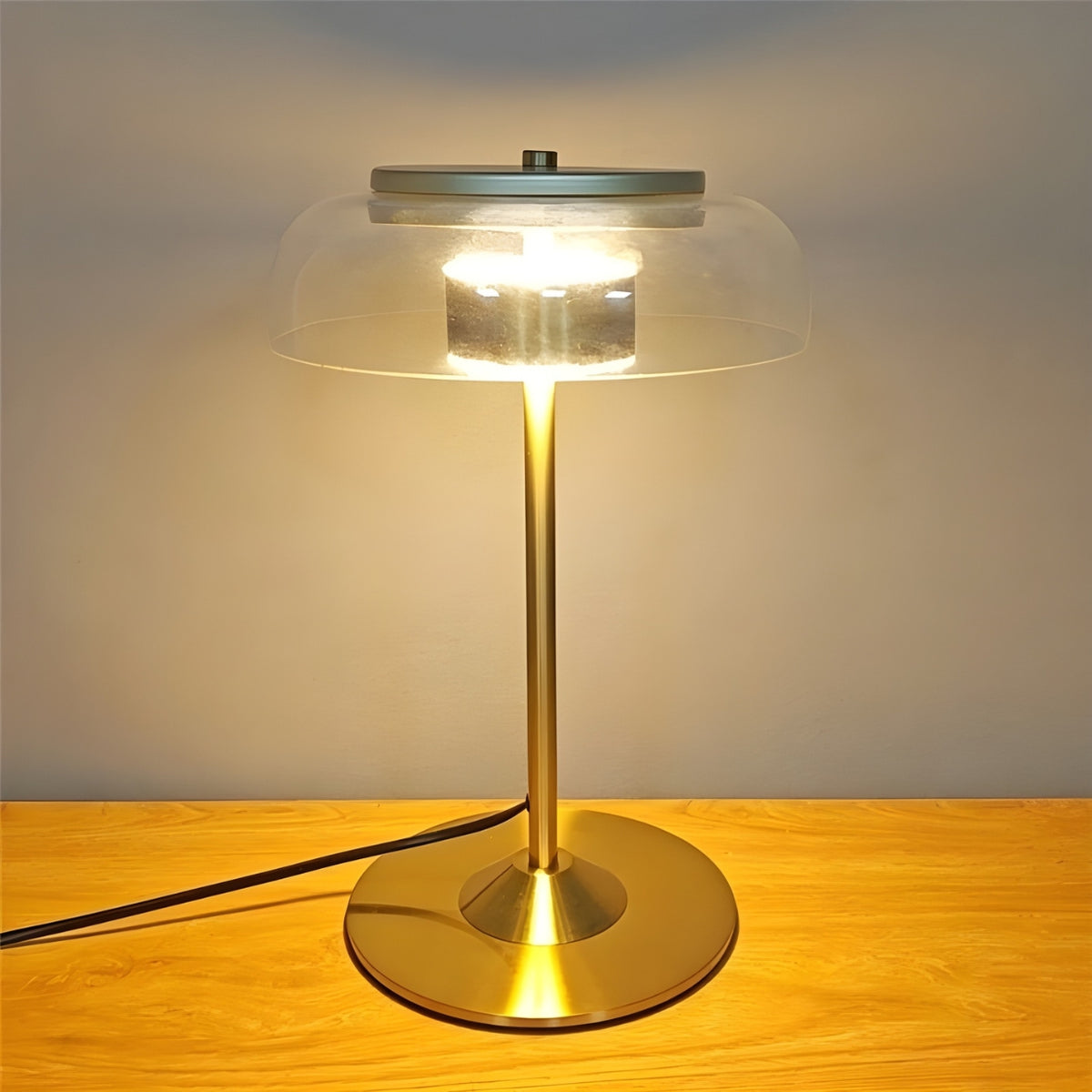 Lampe De Chevet En Verre Scandinave