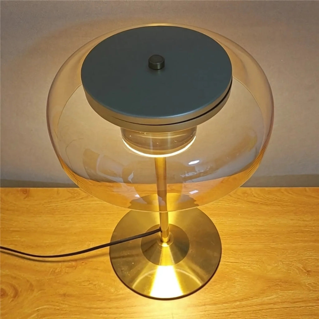 Lampe De Chevet En Verre Scandinave