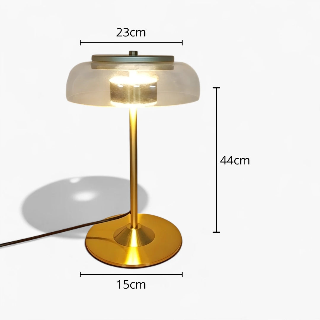 Lampe De Chevet En Verre Scandinave