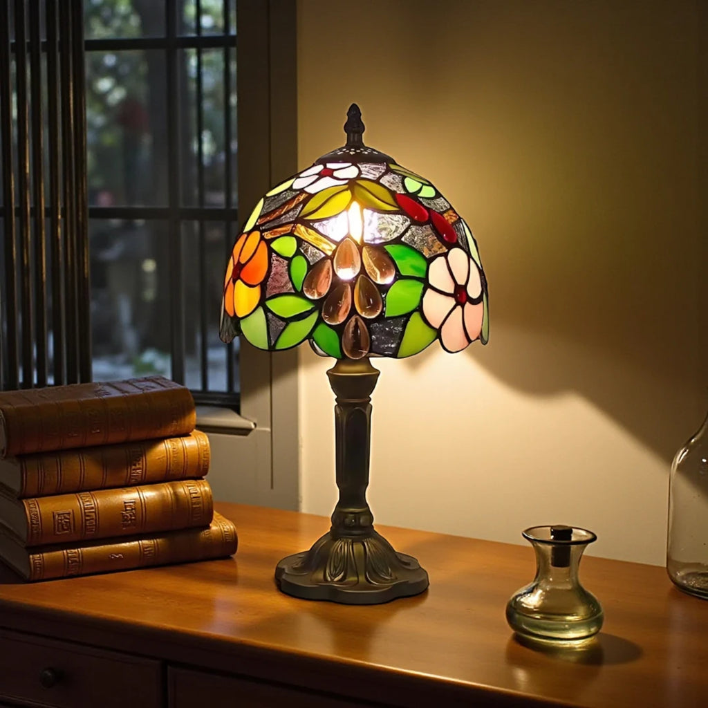 Lampe De Chevet Tiffany Florale