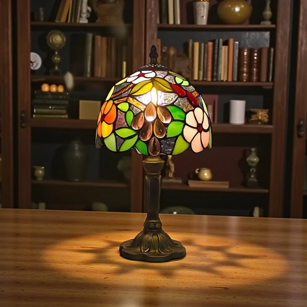 Lampe De Chevet Tiffany Florale