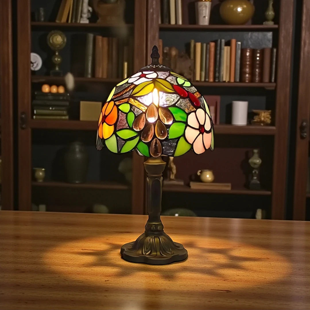 Lampe De Chevet Tiffany Florale