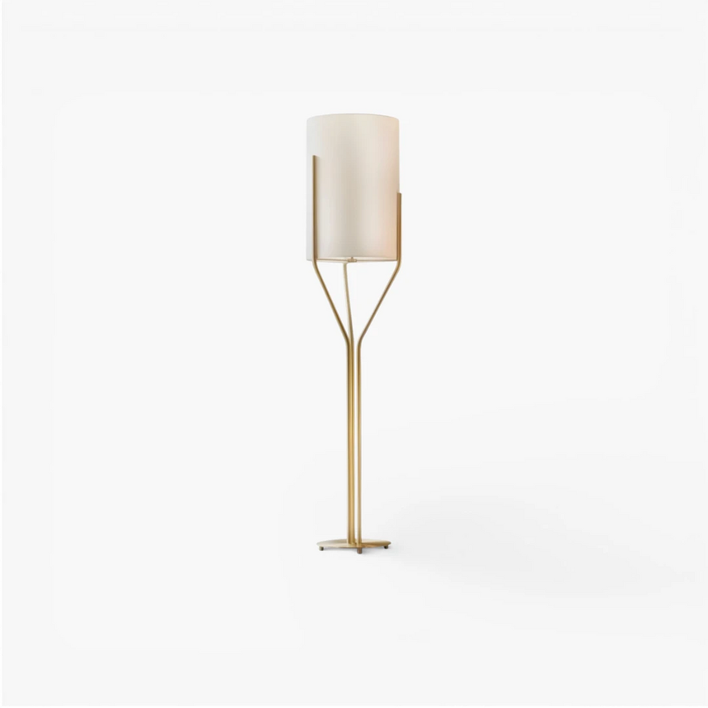 Lampe Sur Pied Abat Jour Cylindrique