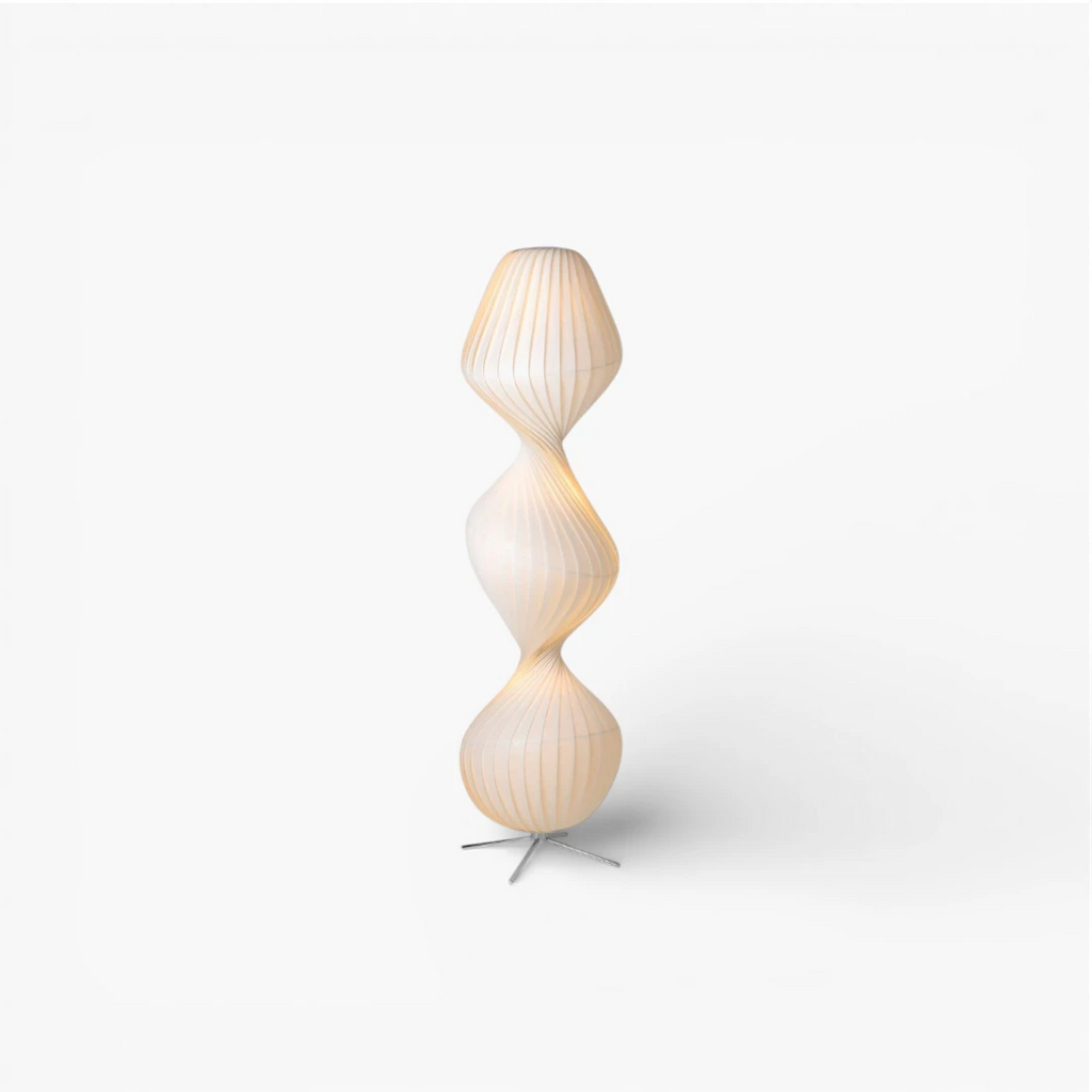 Lampe Sur Pied Design En Tissu