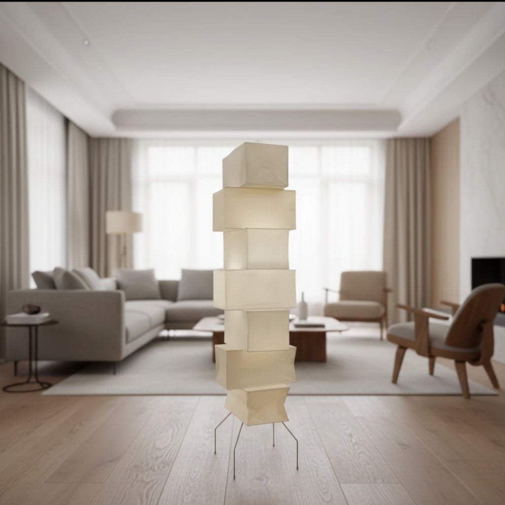 Lampe Sur Pied Design En Papier