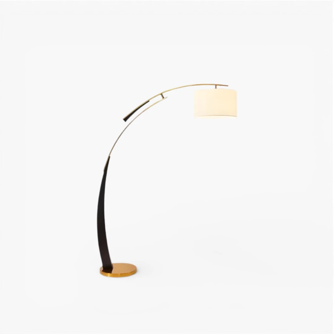 Lampe Sur Pied En Arc Vintage