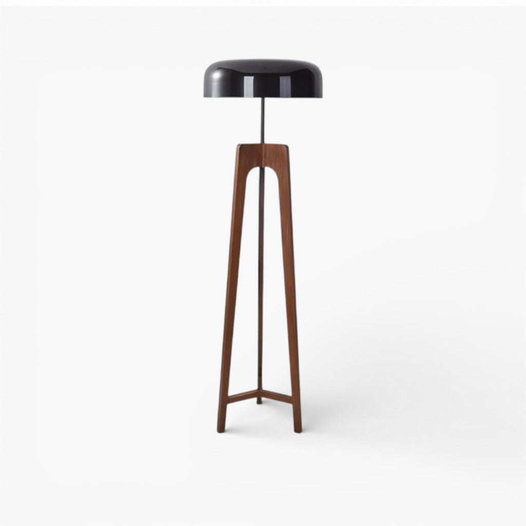 Lampe Sur Pied En Bois Classique