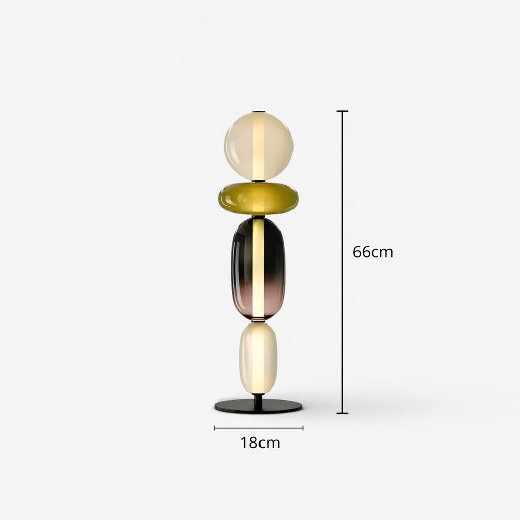 Lampe Sur Pied En Verre