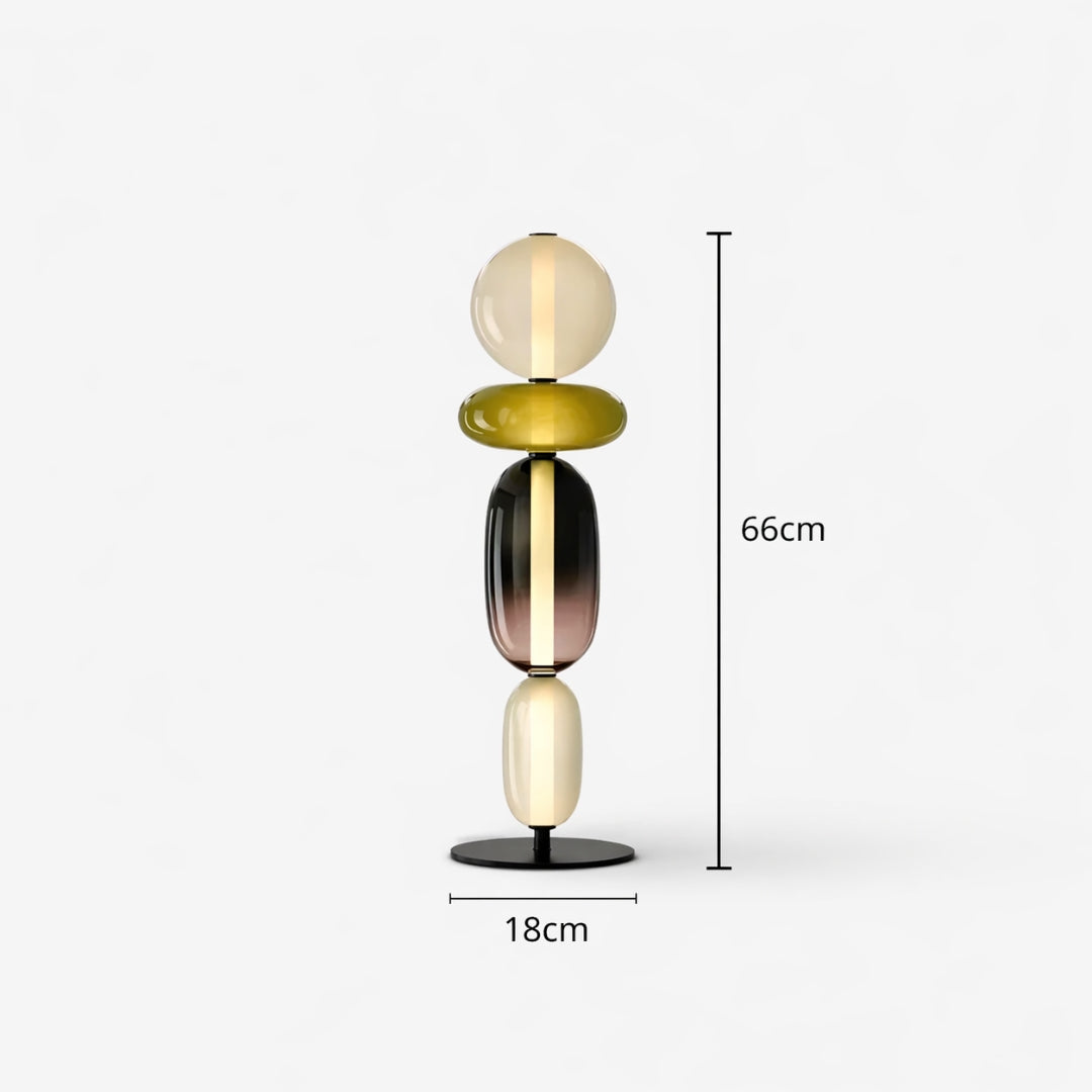 Lampe Sur Pied En Verre