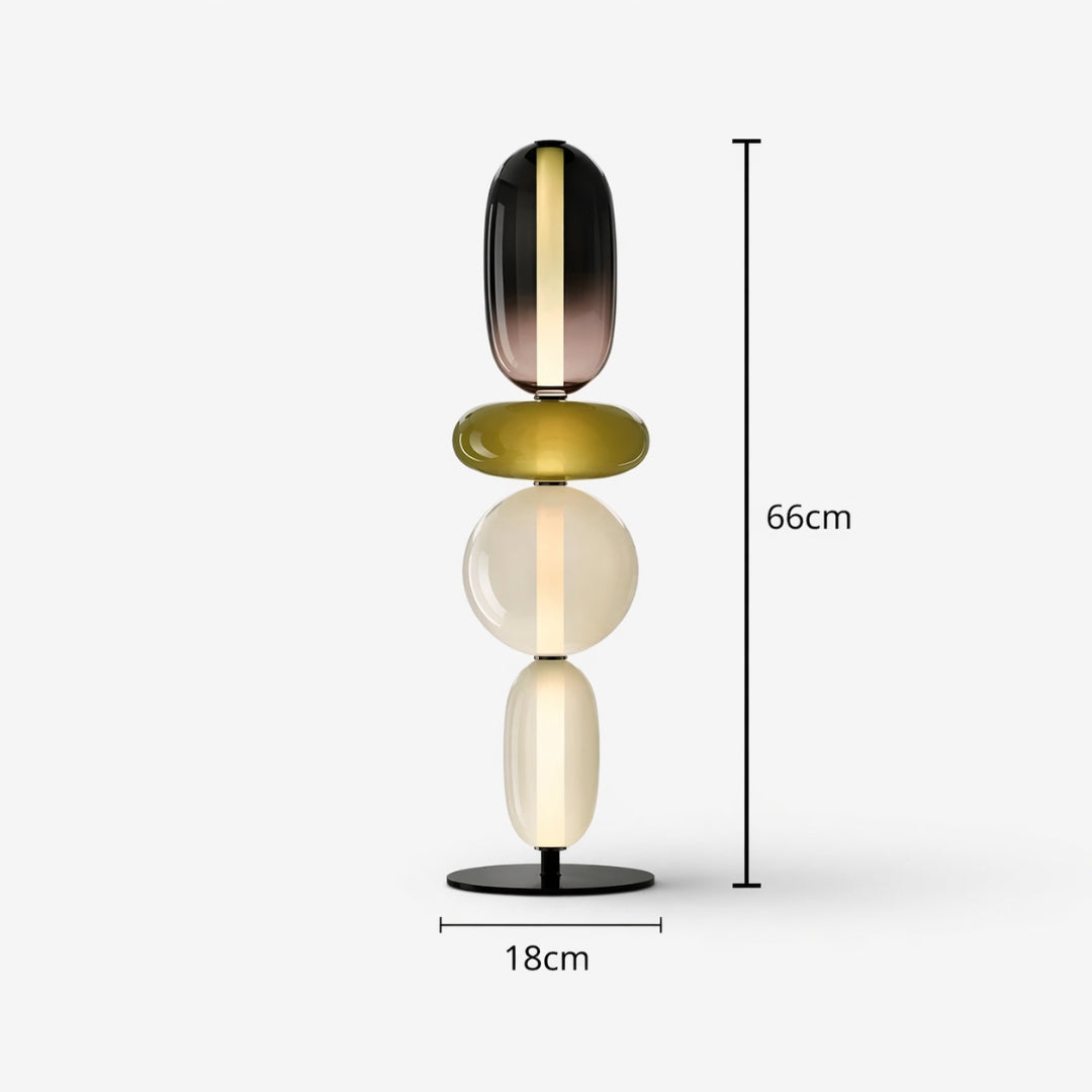 Lampe Sur Pied En Verre