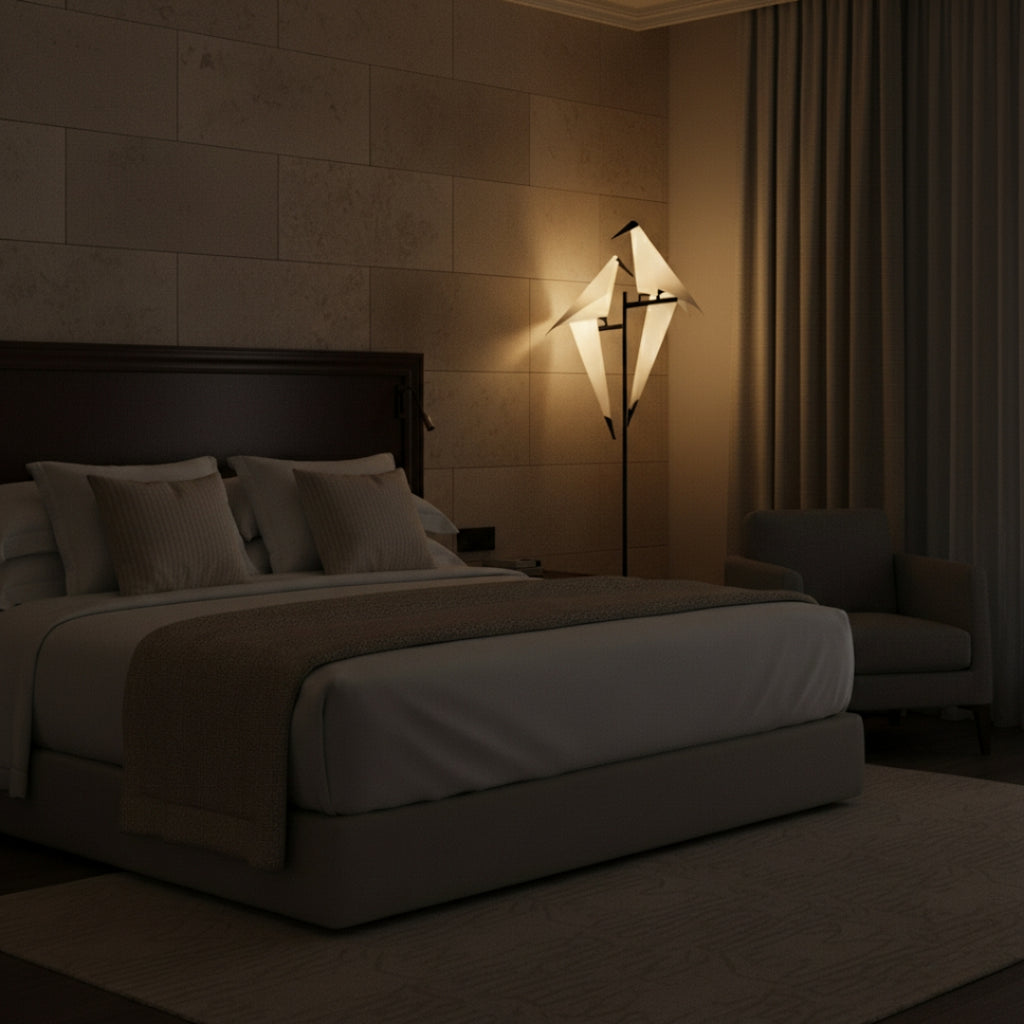 Lampe Sur Pied Origami