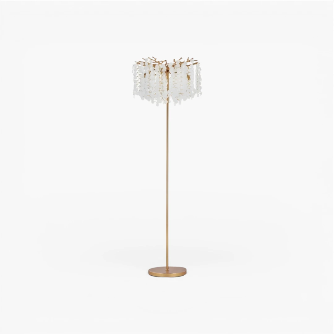 Lampe Sur Pied Pluie De Cristal