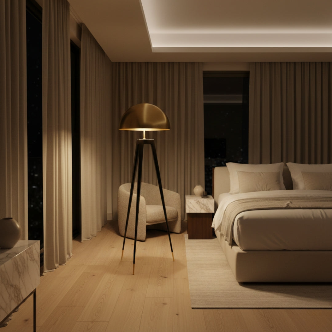 Lampe Sur Pied Retro Salon