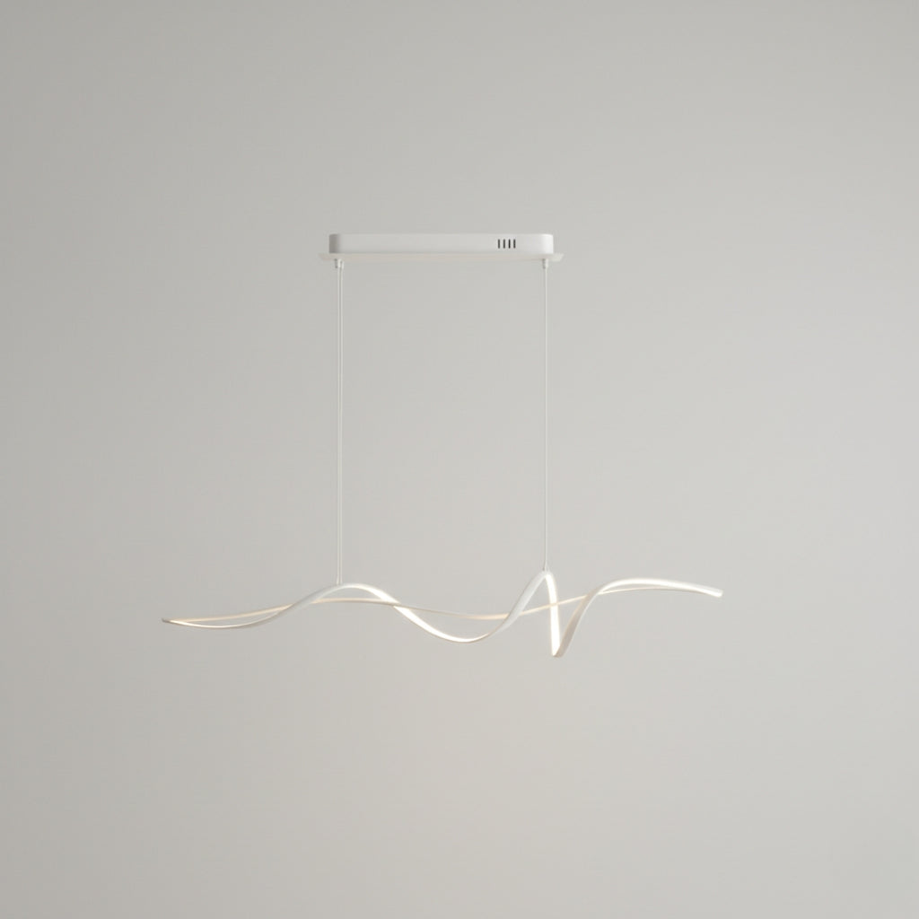 Lustre LED Design en Aluminium – Salle à Manger
