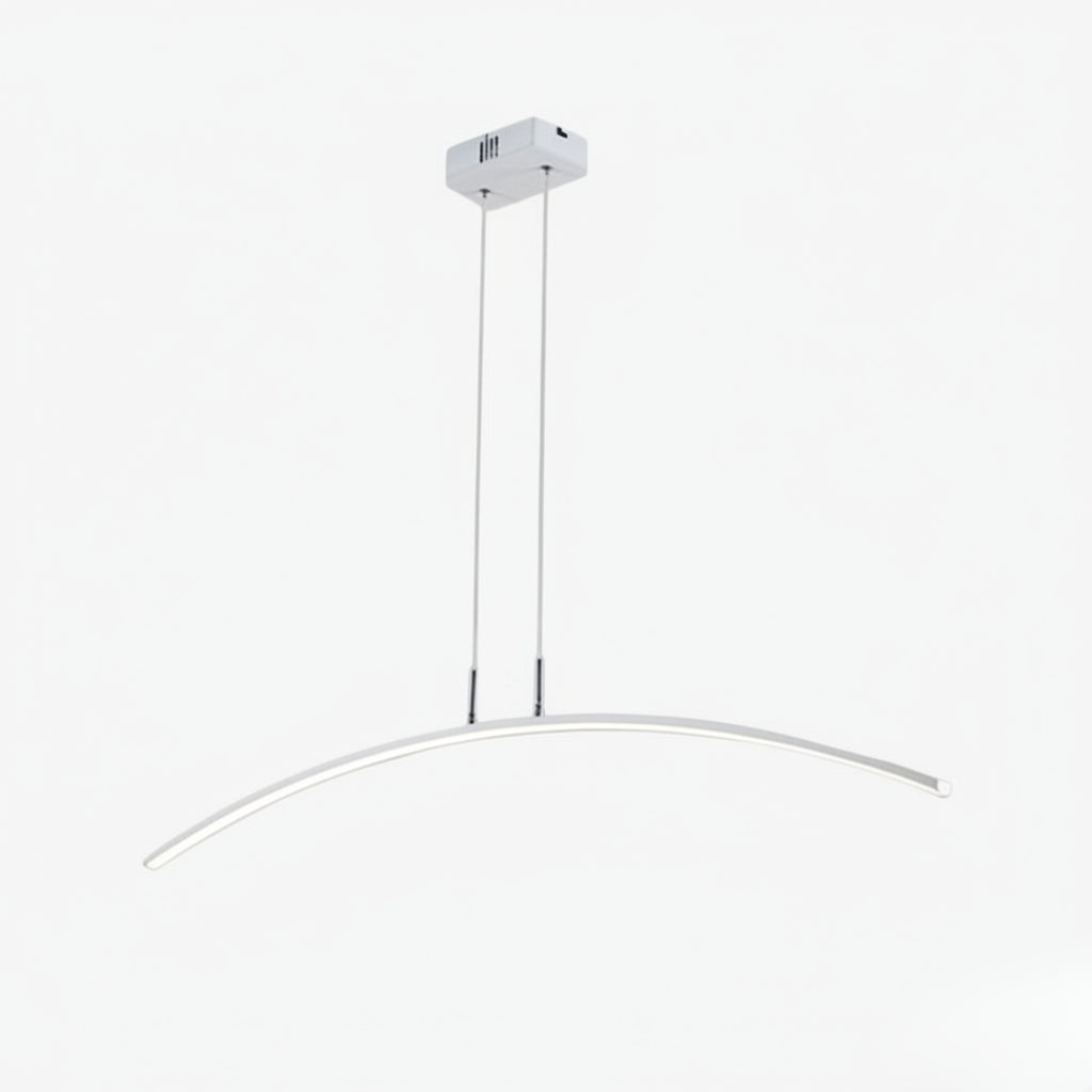 Lustre LED design moderne en arc de cercle – Élégance lumineuse