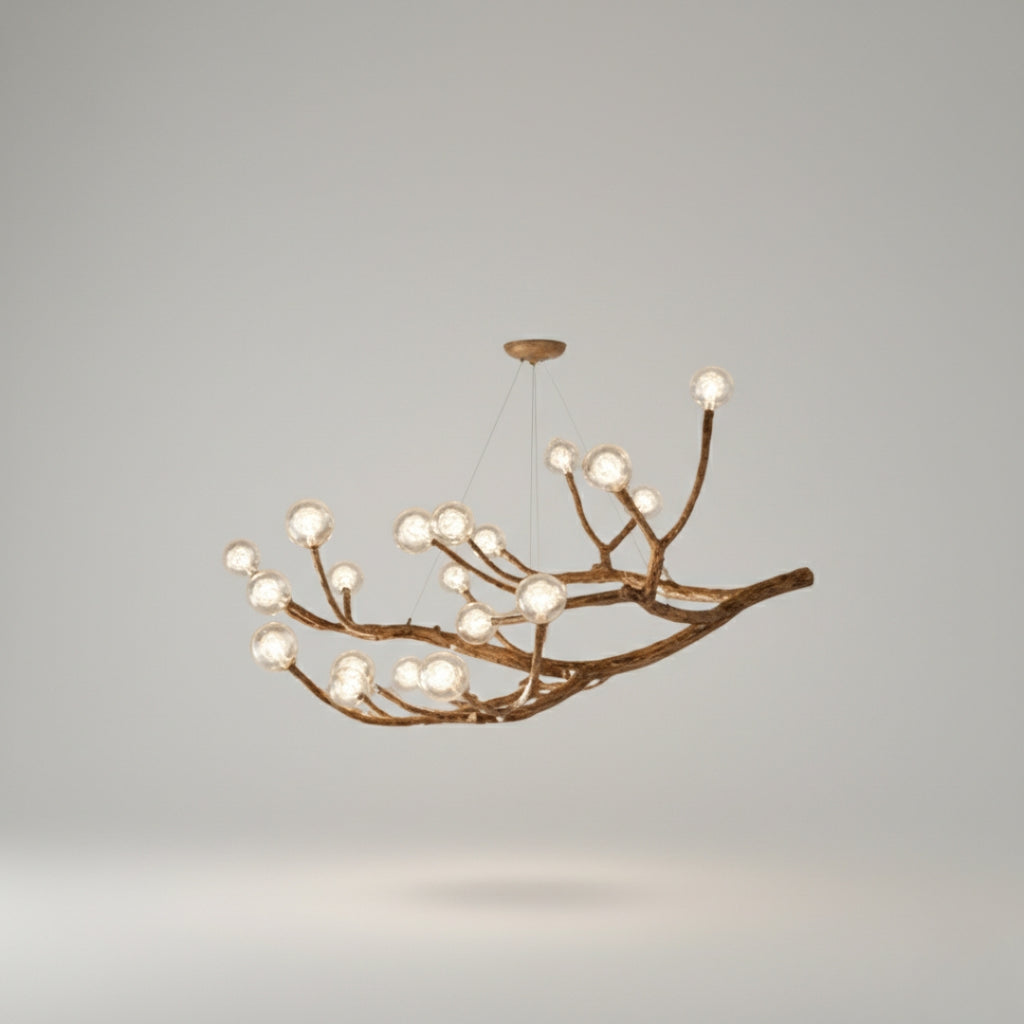 Lustre moderne LED design branches d’arbre premium