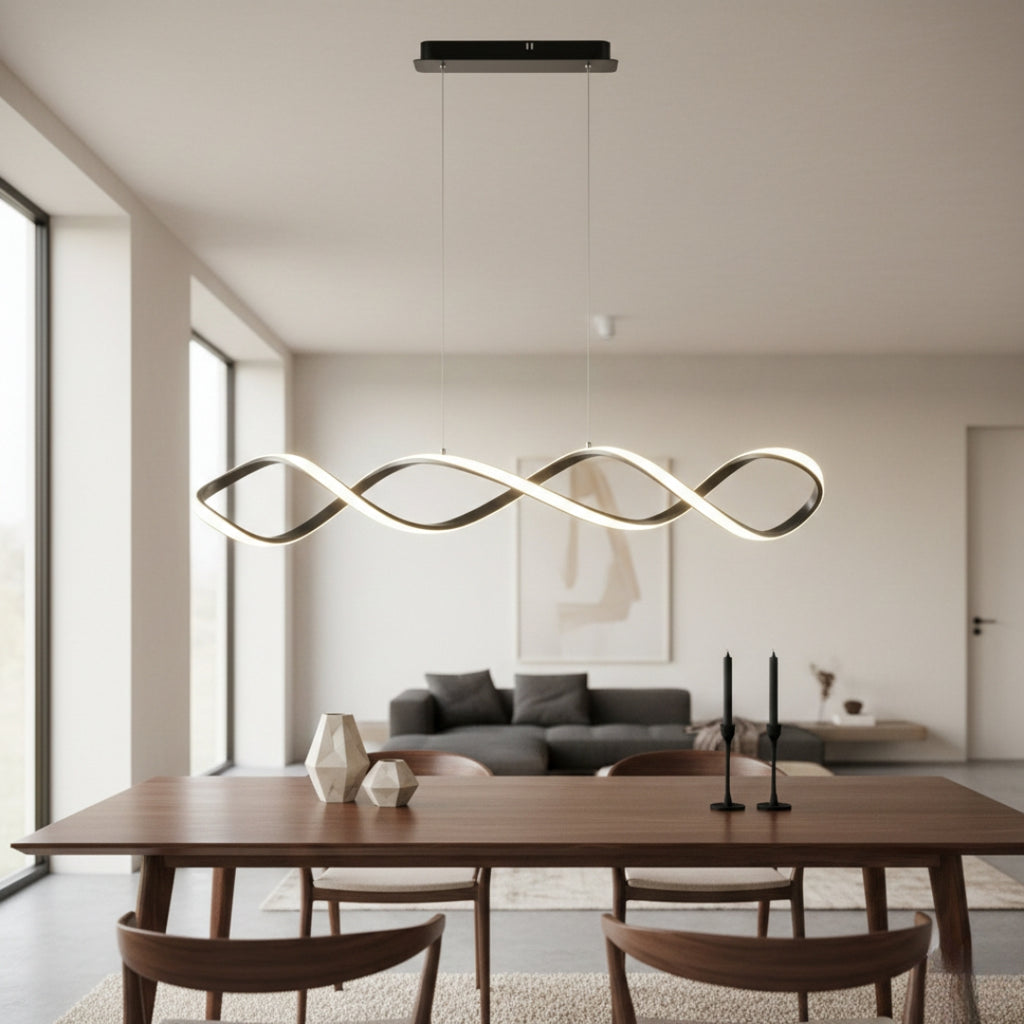 Lustre moderne pour salle à manger – Design élégant et lumineux