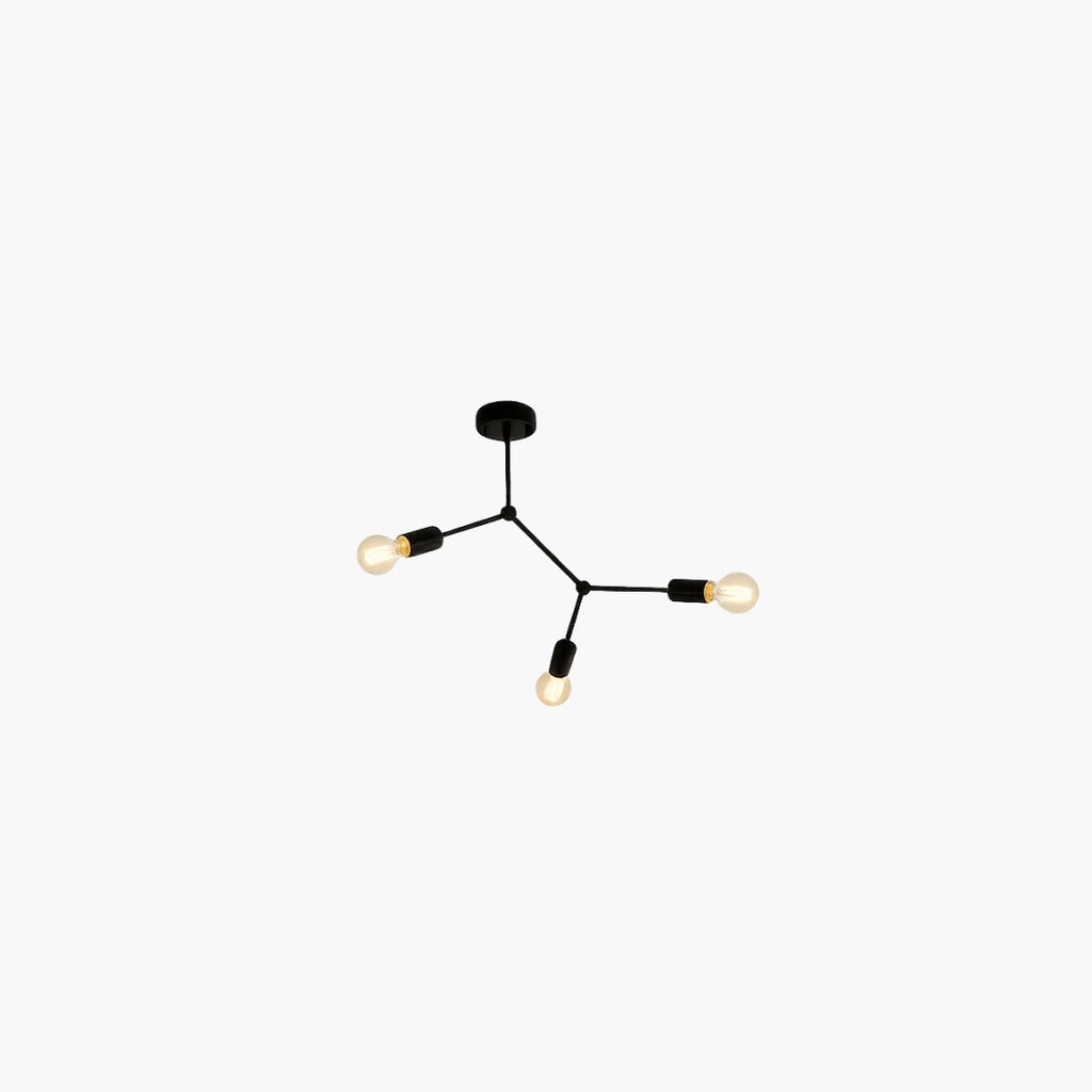 Plafonnier Branche Spots Rétro Design