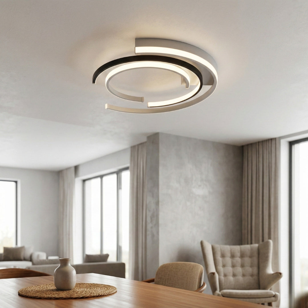 Plafonnier LED Design Arc Circulaire Moderne