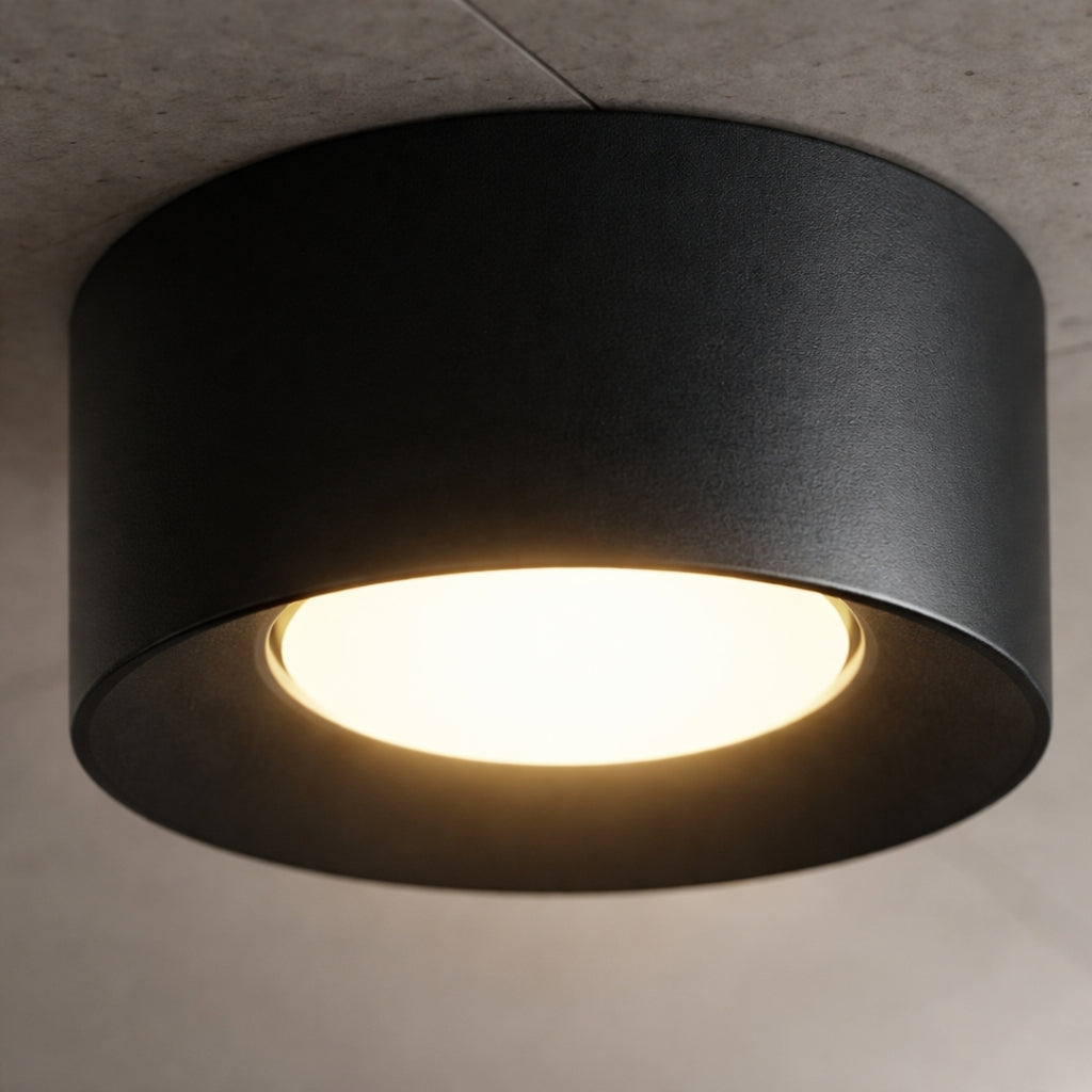 Plafonnier LED cylindre moderne intérieur minimaliste