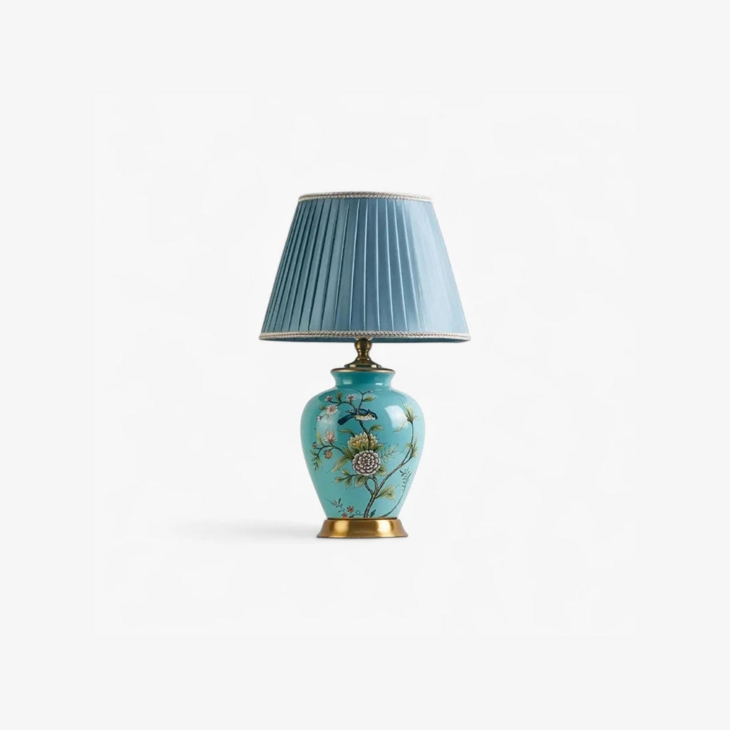 Lampe De Chevet Céramique Bleu