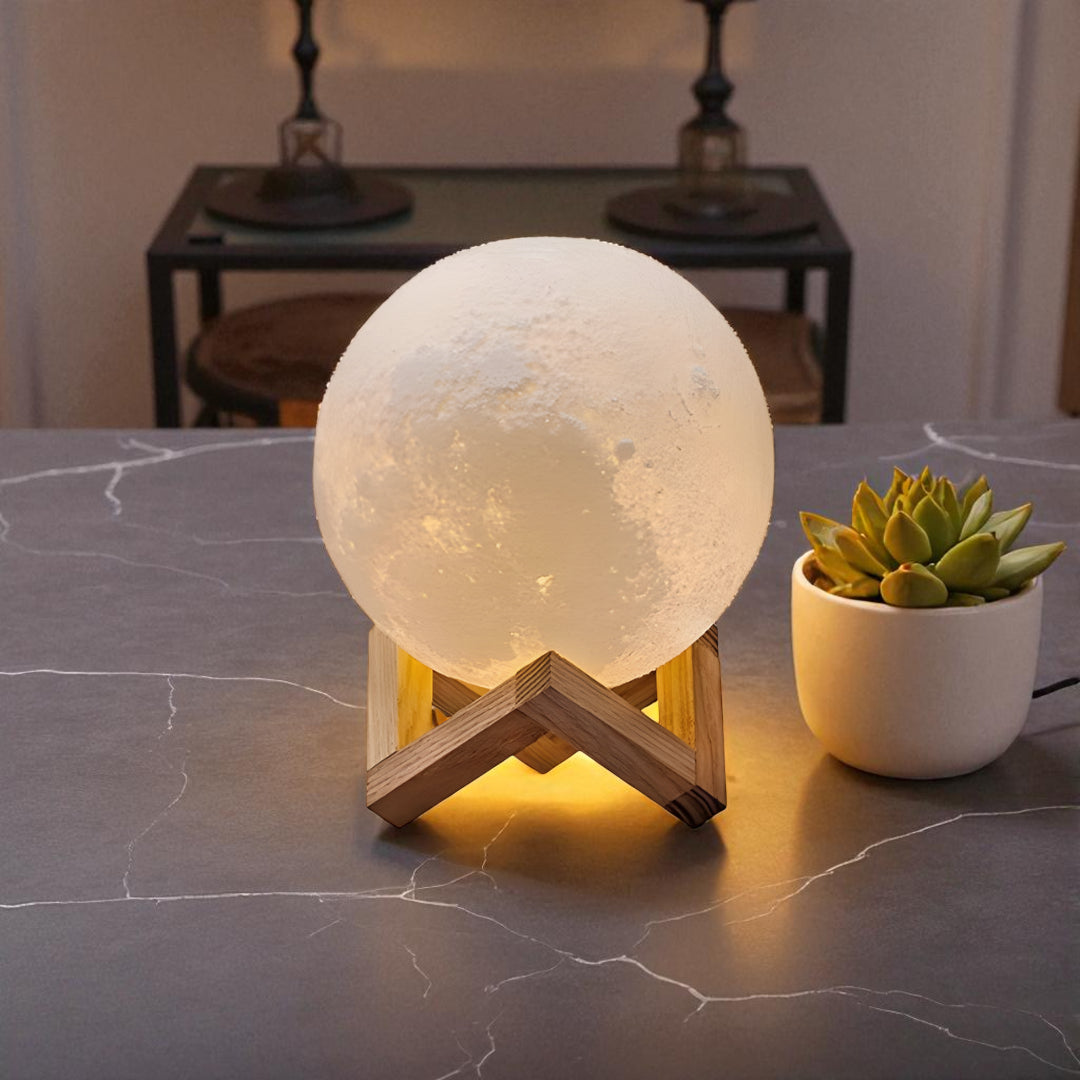 Lampe De Chevet En Forme De Lune