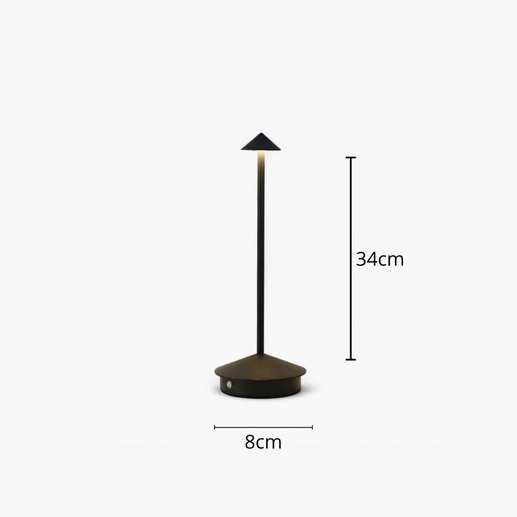 Lampe De Chevet LED Tactile Rechargeable Métal – Classica