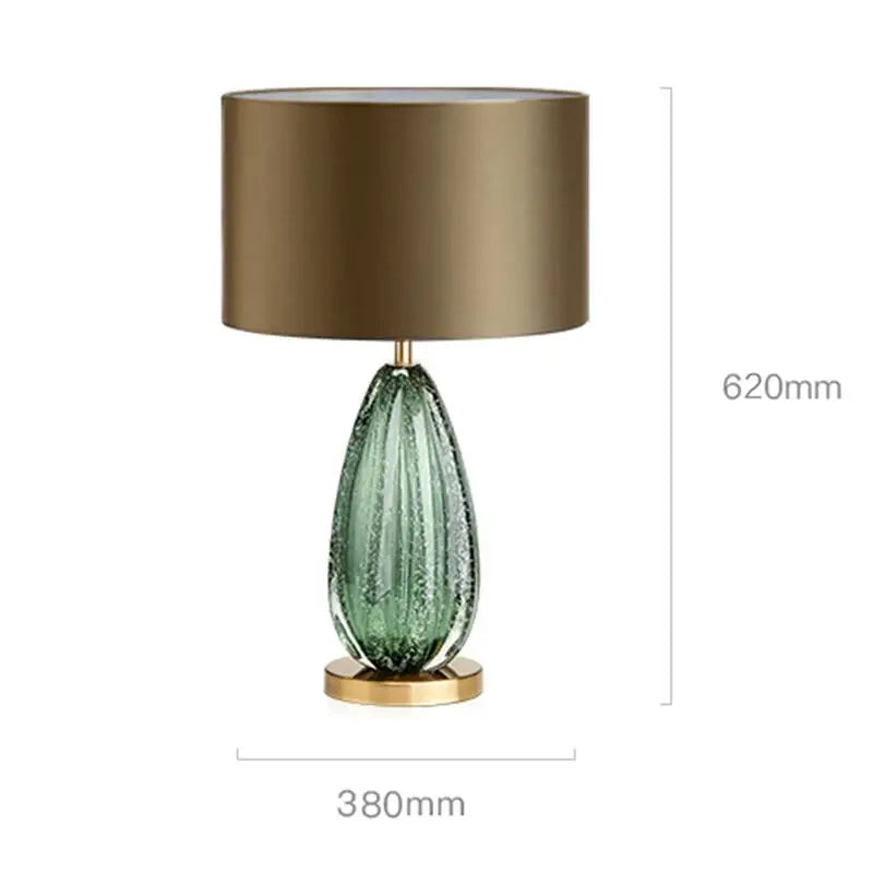Living Room Oversized Glass Table Lamp Bedroom Home Decoration Modern Atmosphere Bedside Table Simple Lighting Desk Lamp