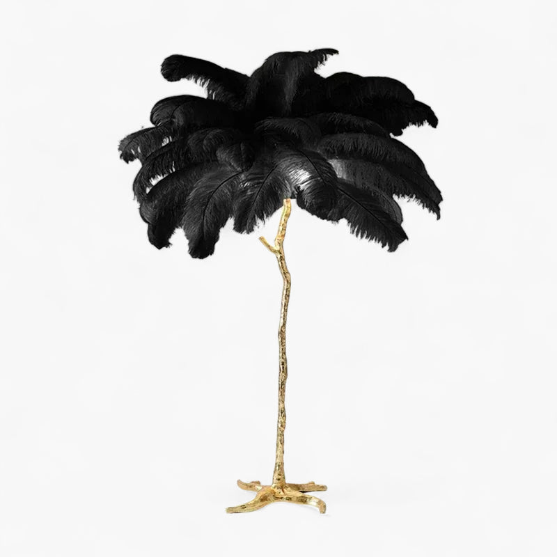 Lampe Plume d'Autruche
