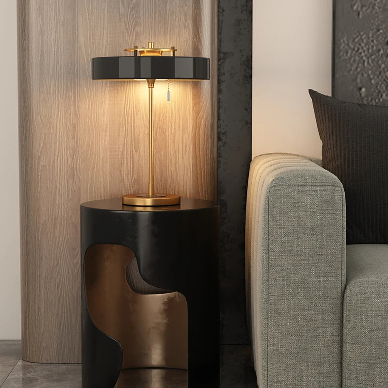 Nordic Simple Personality Bedroom Bedside Lamp Pull Wire Postmodern Fashion Light Designer Creative Light Living Room Study