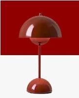 Tradition Flowerpot Portable LED Table Lamp Showcases a Simple yet Elegant Design Rechargeable Mushroom Dimming Touch Stick Lamp