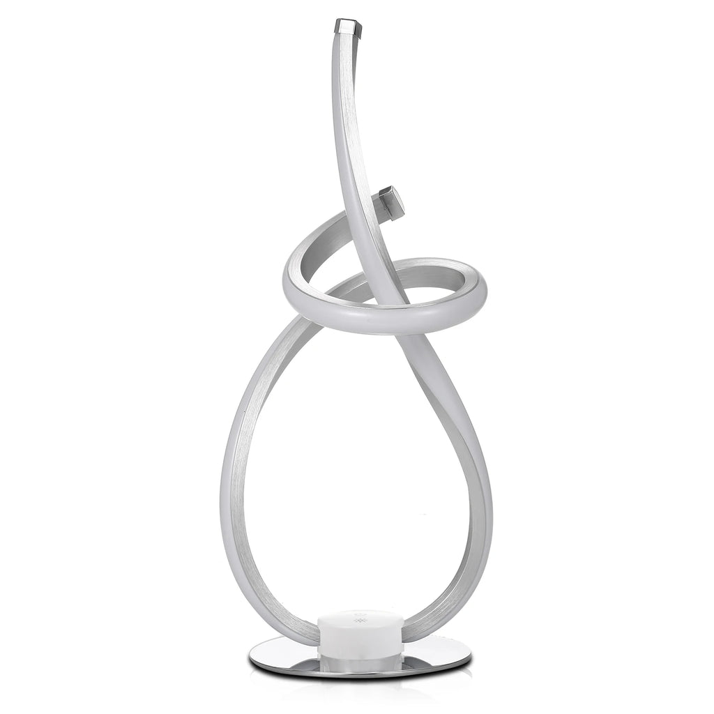 Neoglint Modern Spiral Table Lamp 3 Light Colors Night Light Ambient LED Nightstand Lamp Dimmable Bedroom Lamp Unique Lamps
