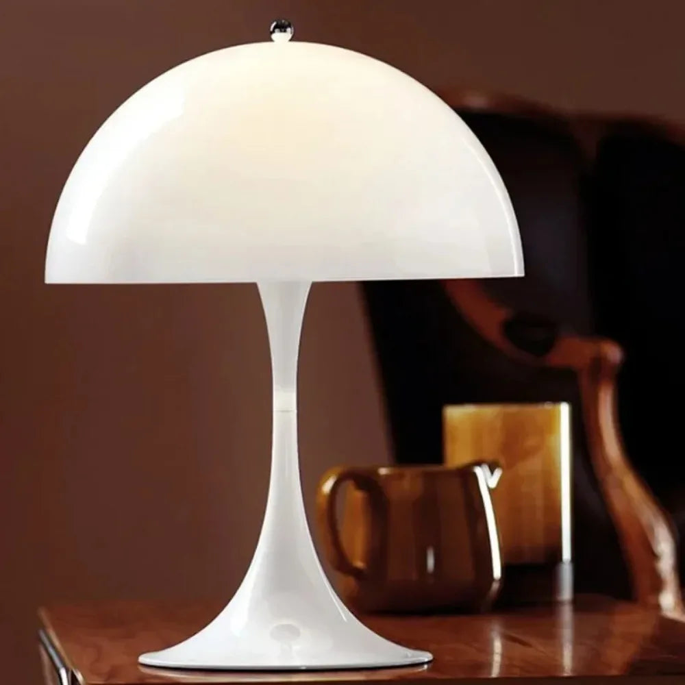 Modern Minimalist Home Decor Desk Light Creative Mushroom Table Lamp Bedroom Bedside Lamps Office Study Reading Lighting Fixture
