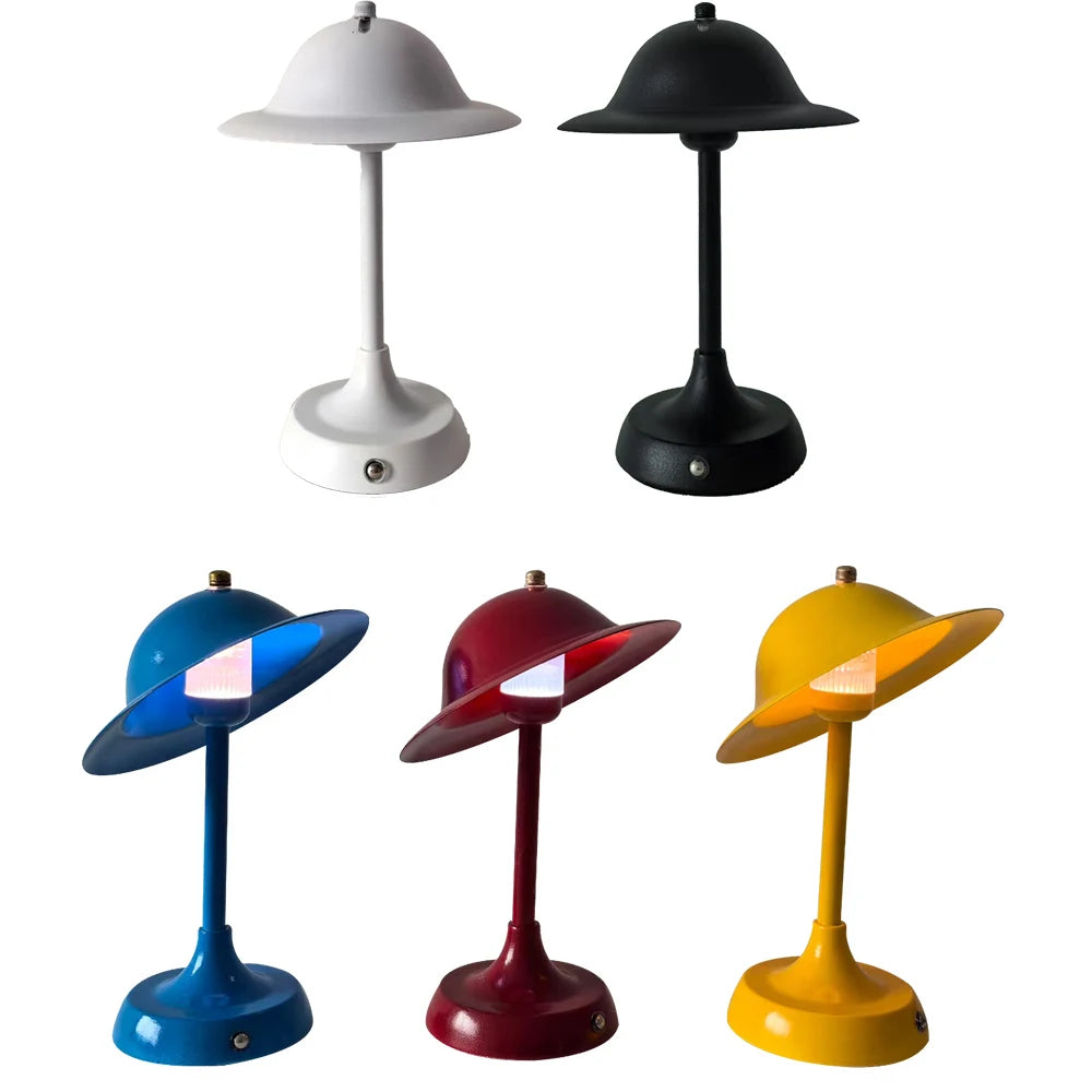 New creative sliding variable shape small lamp Nordic modern bedside bar bedroom USB charging touch wireless charging lamp