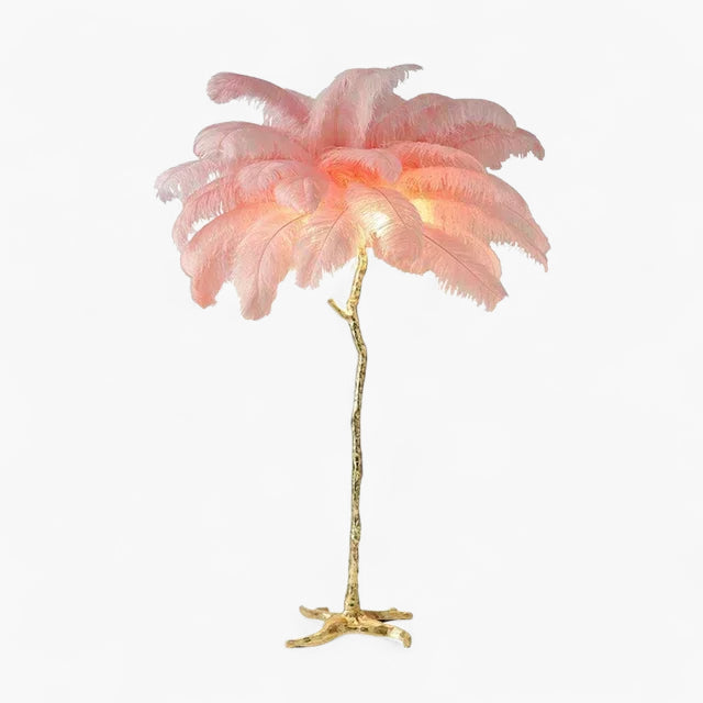 Lampe Plume d'Autruche