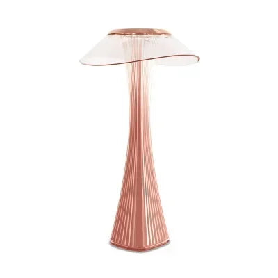 LED Table Lamp USB Charging Dimmable Protection Eyes Smart Touch Switch Bedside Lamps Transparent Crystal Creative Table Light