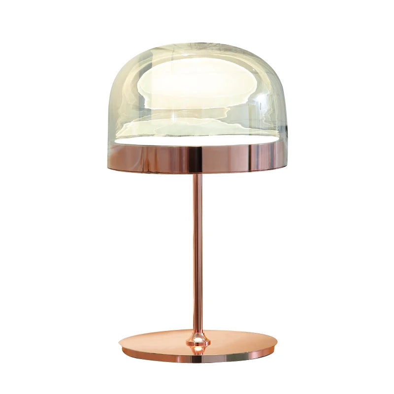 Italian Famous Brand Post-modern Glass Light Luxury Lamp Simple Creative Model Room Living Room Bedroom Bedside Lamp