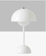 Tradition Flowerpot Portable LED Table Lamp Showcases a Simple yet Elegant Design Rechargeable Mushroom Dimming Touch Stick Lamp