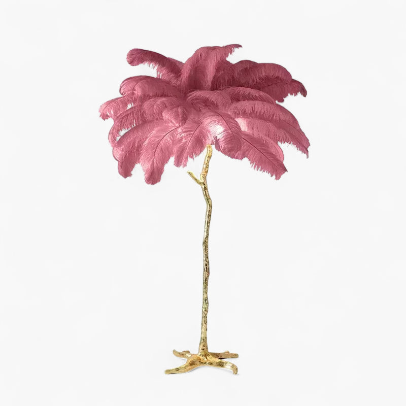 Lampe Plume d'Autruche