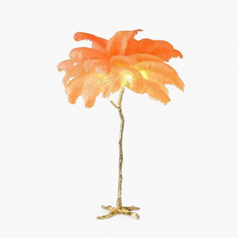 Lampe Plume d'Autruche