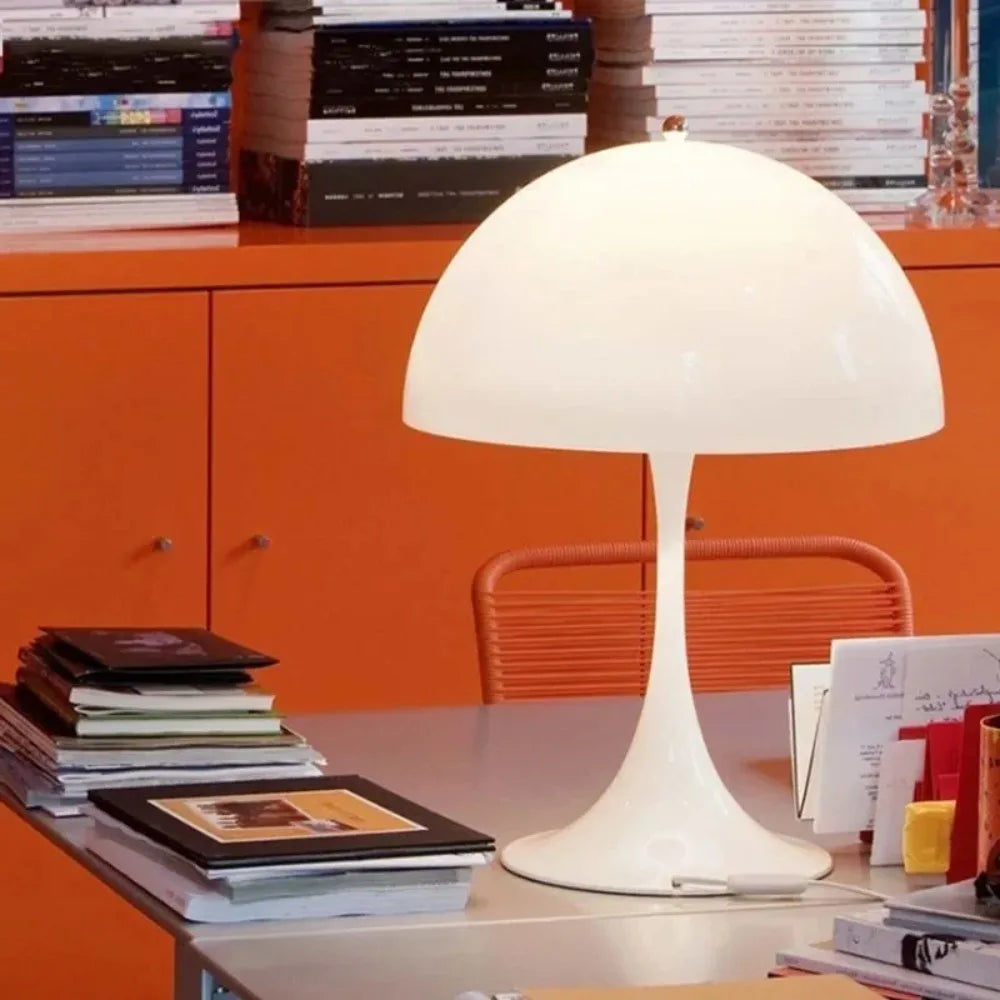 Modern Minimalist Home Decor Desk Light Creative Mushroom Table Lamp Bedroom Bedside Lamps Office Study Reading Lighting Fixture