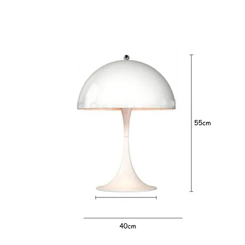 Modern Minimalist Home Decor Desk Light Creative Mushroom Table Lamp Bedroom Bedside Lamps Office Study Reading Lighting Fixture