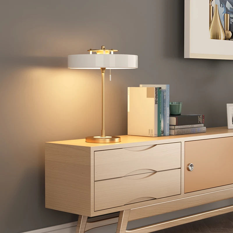 Nordic Simple Personality Bedroom Bedside Lamp Pull Wire Postmodern Fashion Light Designer Creative Light Living Room Study