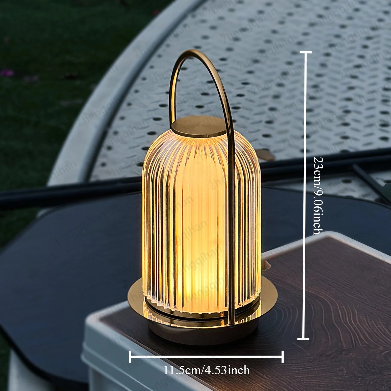 Wireless Table Lamp Rechargeable  Portable Bedroom Bedside Touch Crystal Desk Lamp Night Light LED Decor Lights for Bar Coffee