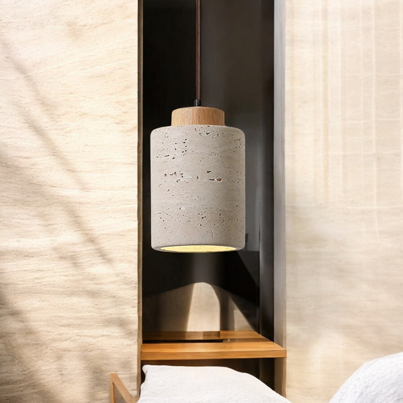 Lampe De Chevet Suspendu En Pierre