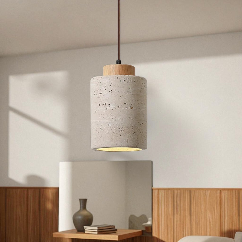 Lampe De Chevet Suspendu En Pierre