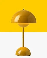 Tradition Flowerpot Portable LED Table Lamp Showcases a Simple yet Elegant Design Rechargeable Mushroom Dimming Touch Stick Lamp