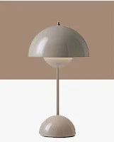 Tradition Flowerpot Portable LED Table Lamp Showcases a Simple yet Elegant Design Rechargeable Mushroom Dimming Touch Stick Lamp
