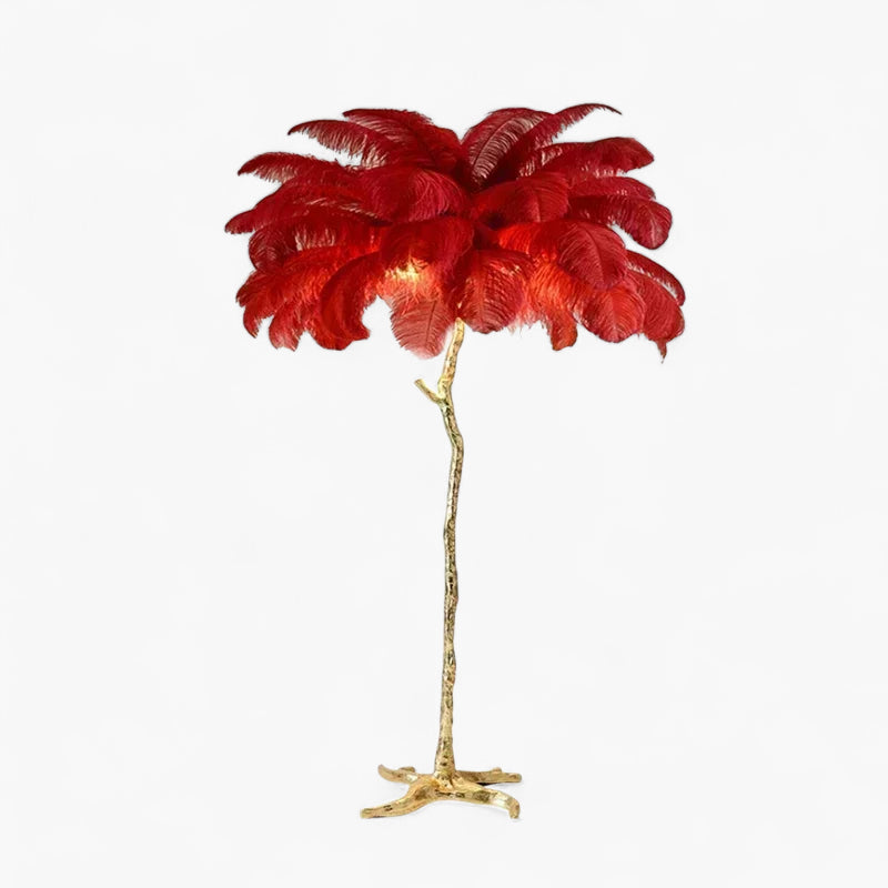 Lampe Plume d'Autruche
