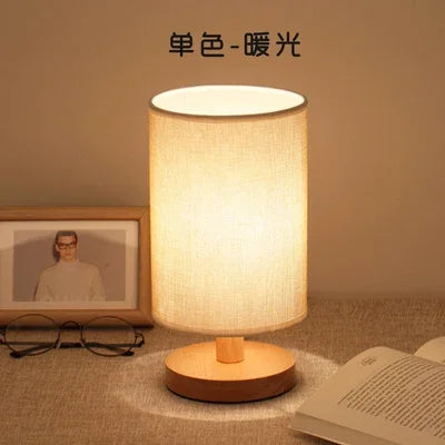Wooden base Rattan Twine Ball Lights Table Lamp Home Decor Living Room Bedroom Bedside Desk Lamp Night light USB and EU plug